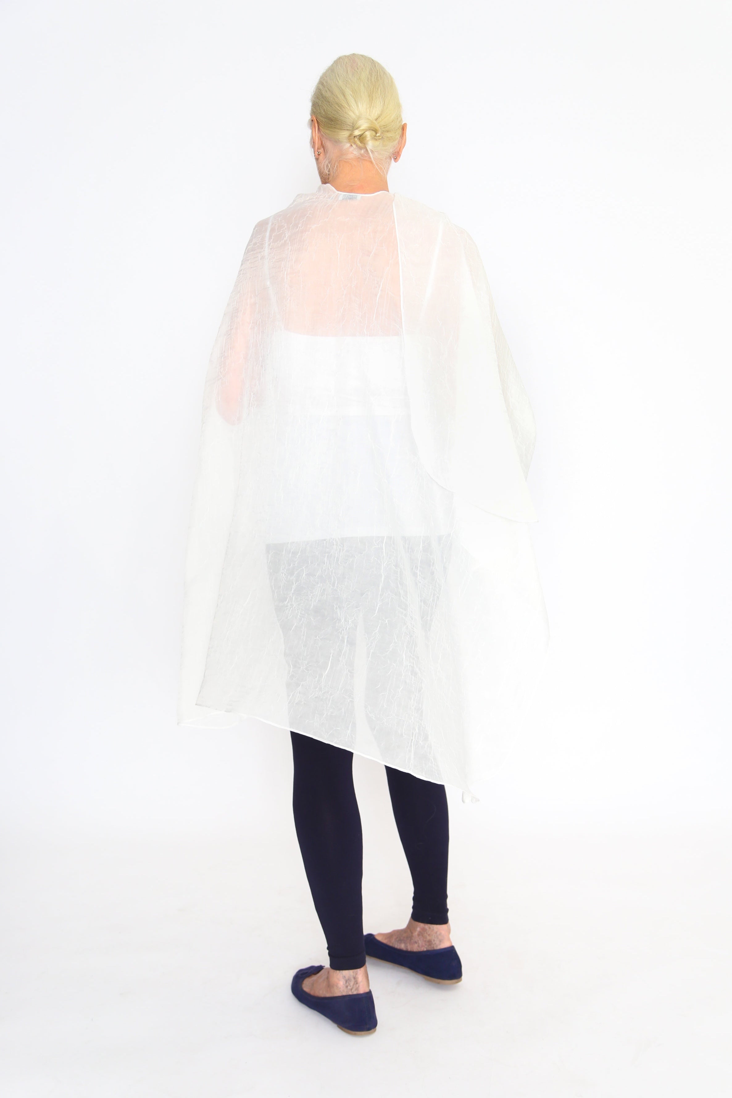 HIPSILVER VOILE BUTTERFLY WRAP
