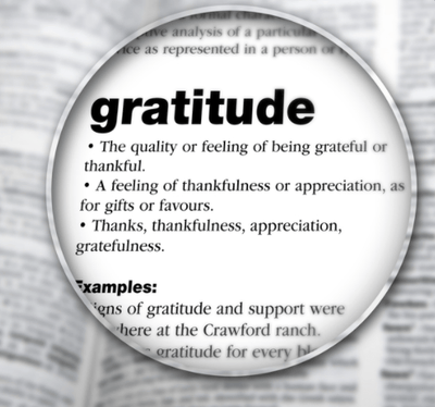 Being grateful and having happiness is intrinsically connected in our daily lives