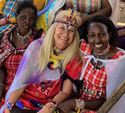Bibi Jordan's Journey to Africa. "Naishapai" is "Happiness"